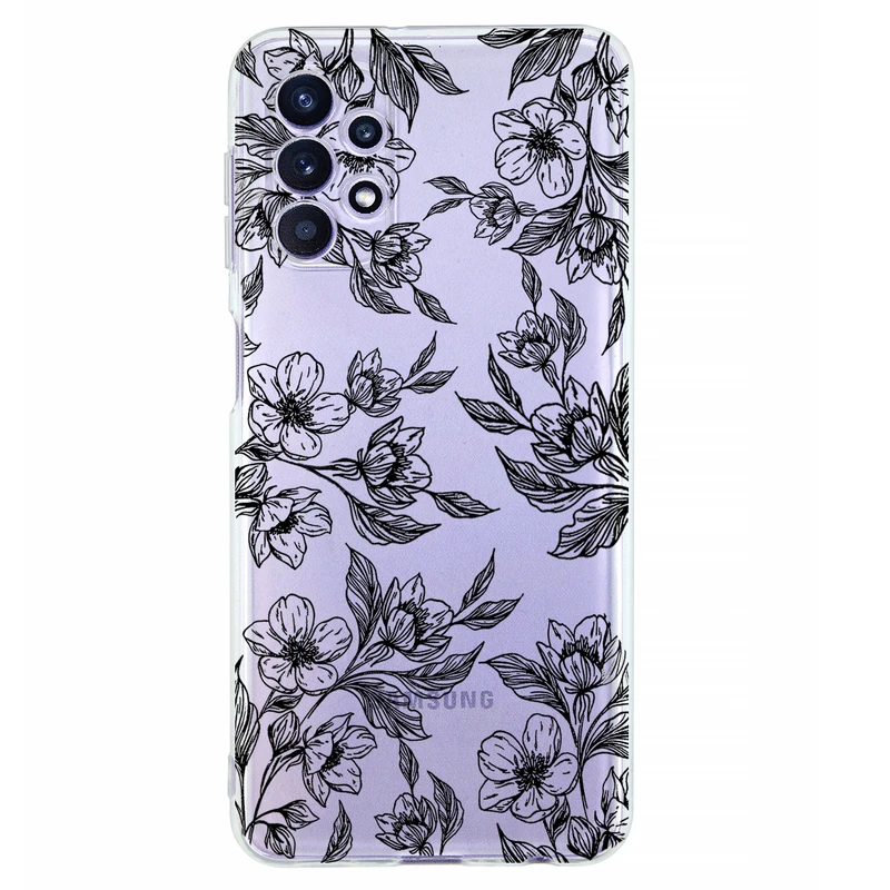 کاور مگافون طرح گل مدل C50-B مناسب برای گوشی موبایل سامسونگ Galaxy A32 5G / M32 5G
