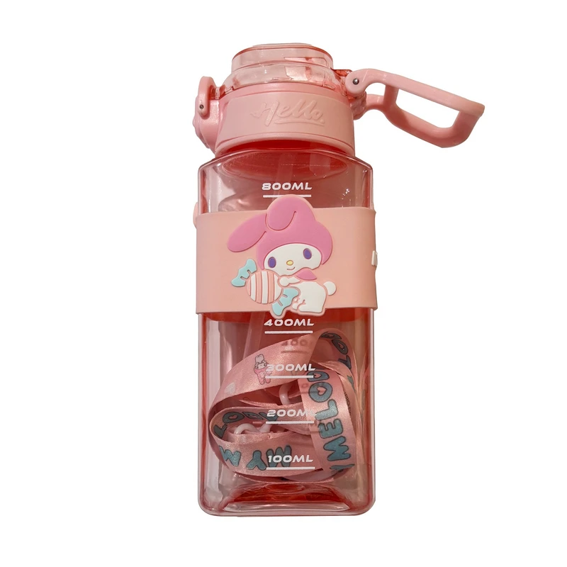 قمقمه کودک مدل نی دار طرح عروسکی گنجایش 0.8 لیتر