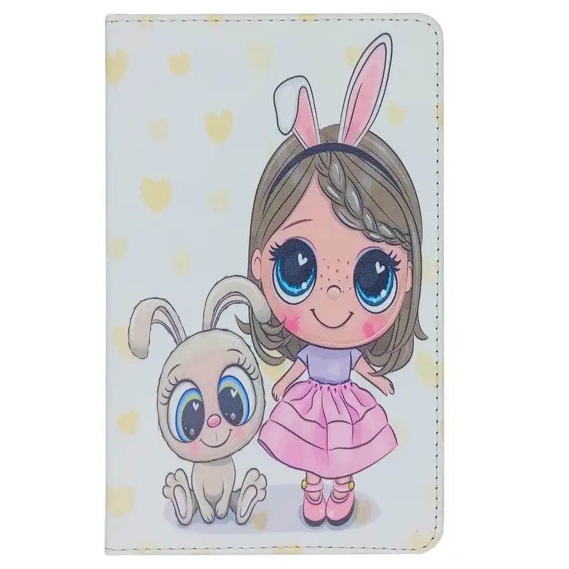 کیف کلاسوری طرح دختر فانتزی و خرگوش کد TB237 مناسب برای تبلت سامسونگ Galaxy Tab A7 Lite / T225