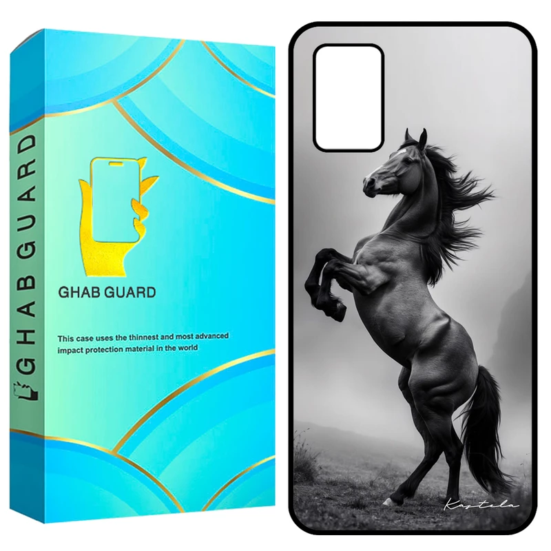 کاور قاب گارد طرح اسب مدل GCHPA03S مناسب برای گوشی موبایل سامسونگ Galaxy A02s / M02s / A03s 