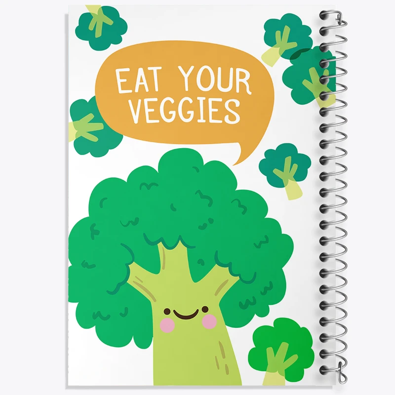 دفتر شطرنجی 50 برگ خندالو مدل گیاه خوار کد N296