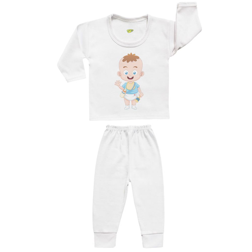 ست تی شرت و شلوار نوزادی کارانس مدل SBS-3014