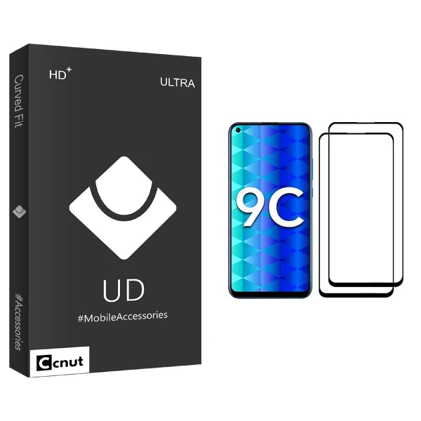 محافظ صفحه نمایش کوکونات مدل UD Black مناسب برای گوشی موبایل آنر 9C بسته دو عددی