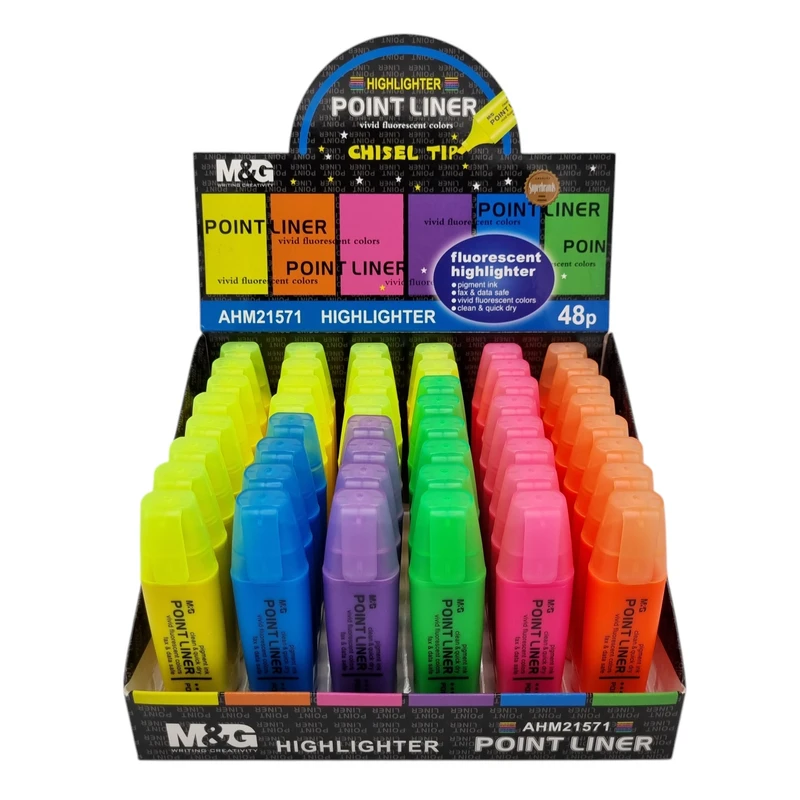 ماژیک علامت گذار ام اند جی مدل عطری مجموعه ۴۸ عددی