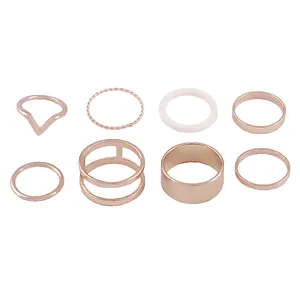 انگشتر زنانه مدل ZIAN 4300 -TA مجموعه 8 عددی