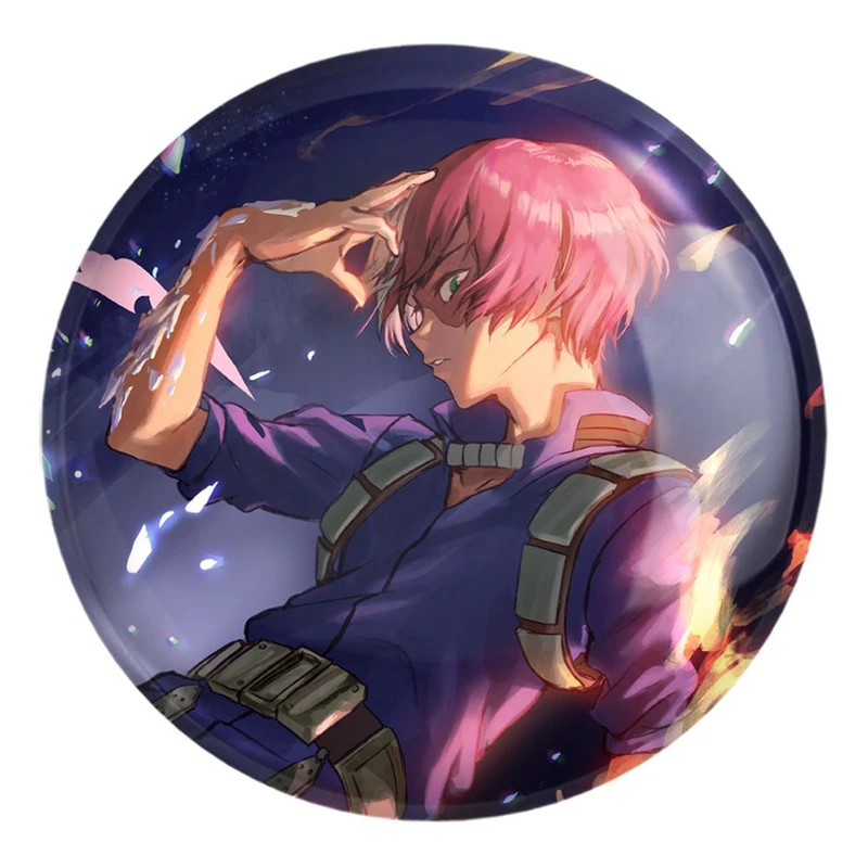 پیکسل خندالو طرح شوتو تودوروکی انیمه آکادمی قهرمان من My Hero Academia کد 23495 مدل بزرگ