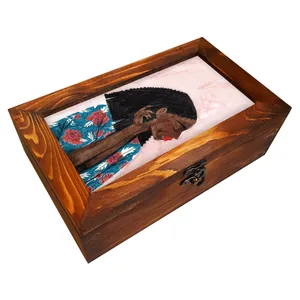 جعبه هدیه چوبی مدل          BG57