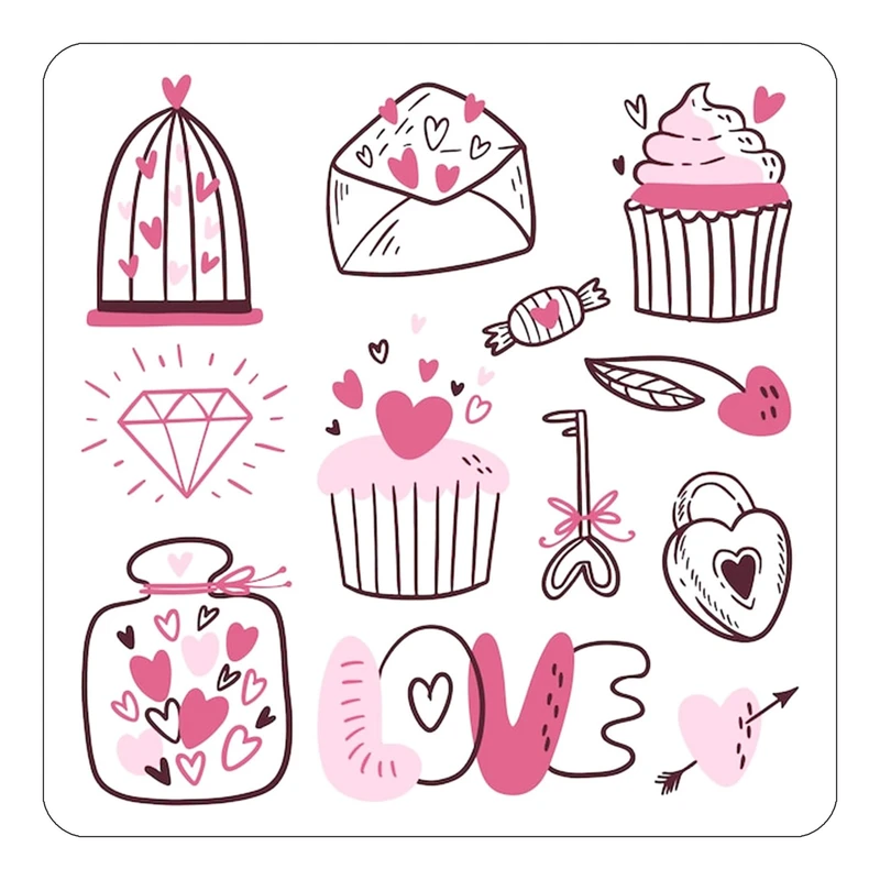 مگنت کاکتی طرح عاشقانه مدل mp37254