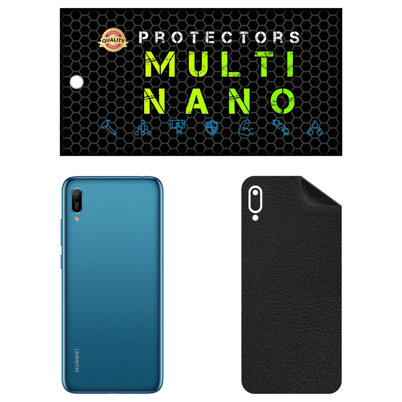 برچسب پوششی مولتی نانو طرح چرم مدل X-F1L مناسب برای گوشی موبایل هوآوی Y6 Pro 2019