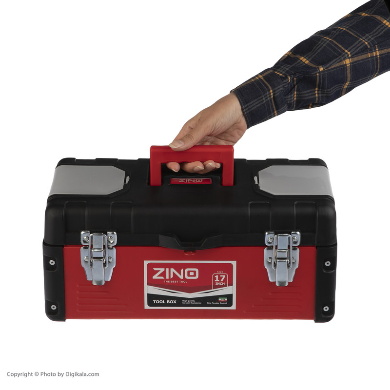 جعبه ابزار زینو مدل 7 خانه سایز 17 اینچ جعبه ابزار زینو مدل 7 خانه سایز 17 اینچ