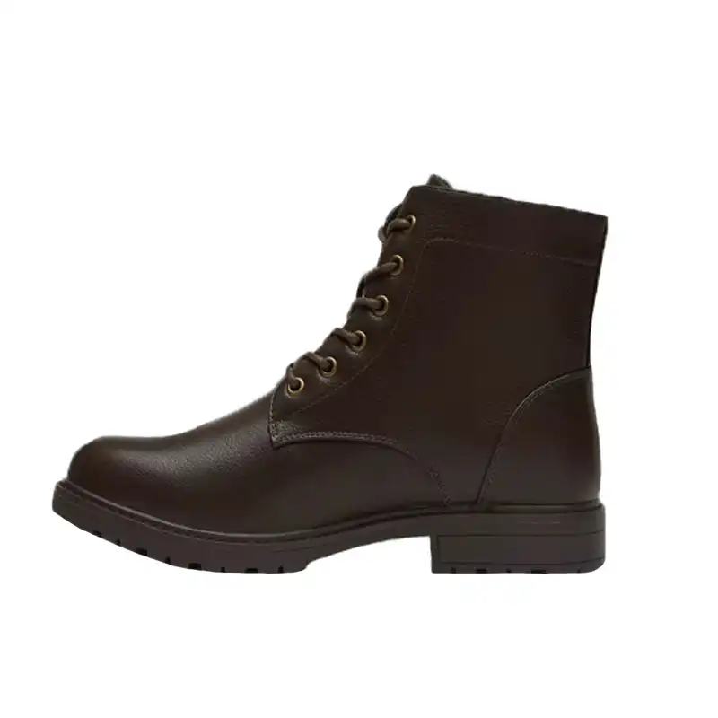 نیم بوت مردانه مکس مدل Plain Ankle Boots with Lace-Up Closure