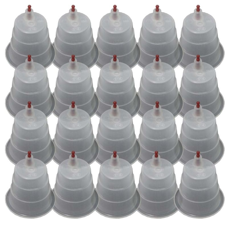 لیوان بادکش ای تی ام مدل 55cc بسته 20 عددی