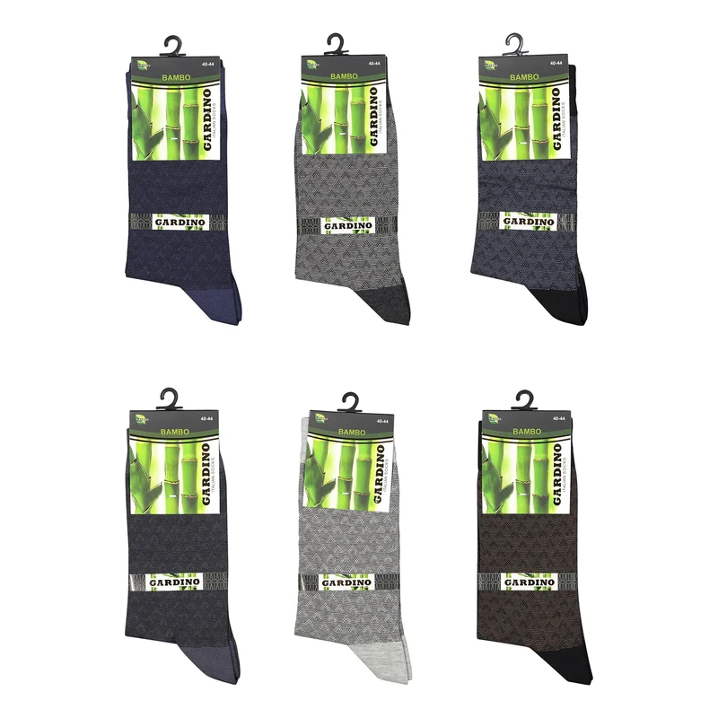 جوراب ساق بلند مردانه گاردینو مدل G20 بسته 6 عددی