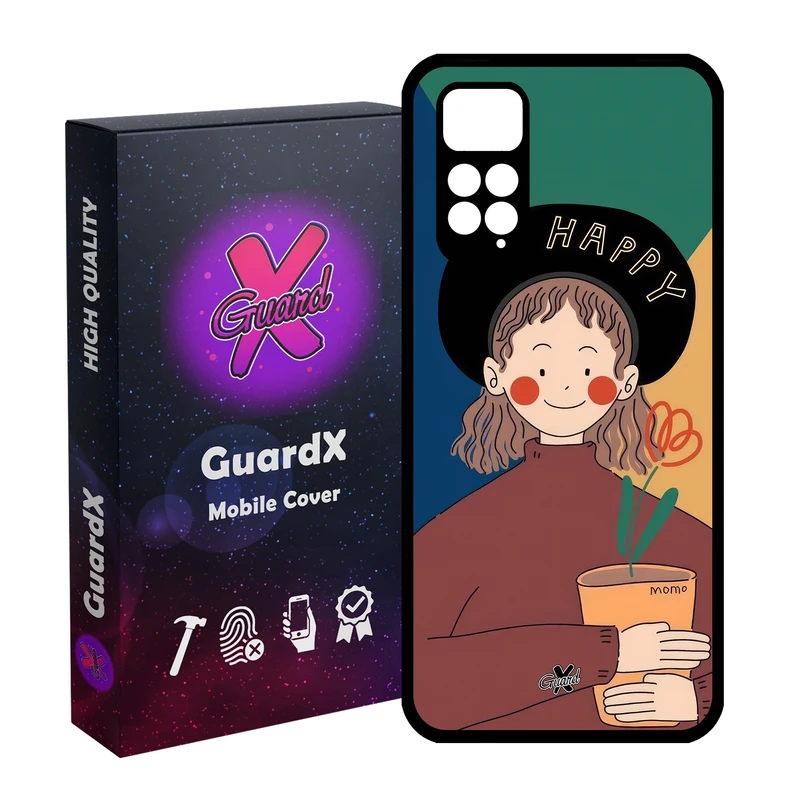 کاور گارد ایکس طرح دختر مدل Glass10630مناسب برای گوشی موبایل شیائومی Redmi Note 11S/ Note 11 4G