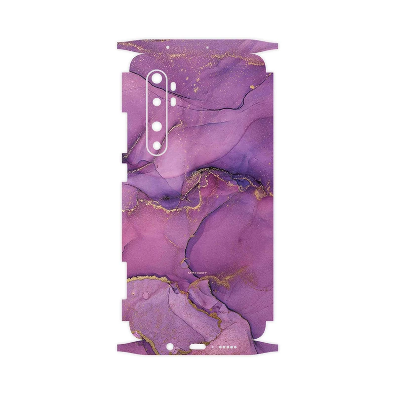 برچسب پوششی ماهوت مدل Purple Marble-FullSkin مناسب برای گوشی موبایل شیائومی Mi Note 10 Lite