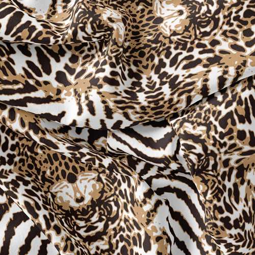   پارچه ملحفه پارچه باما مدل مخمل طرح  پوست گاوی  کد 5011325