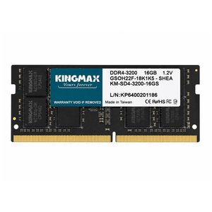 رم لپ‌تاپ DDR4 تک کاناله 3200 مگاهرتز CL22 کینگ مکس مدل KM-SD4-3200-16GS ظرفیت 16 گیگابایت