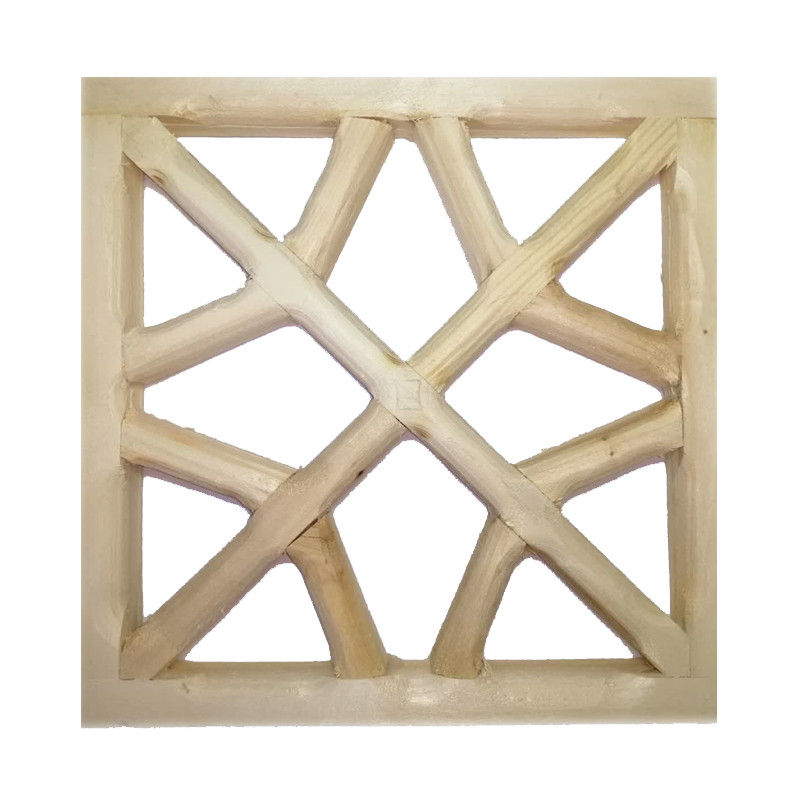 دیوار کوب چوبی مدل پنجره گل چینی کد S202