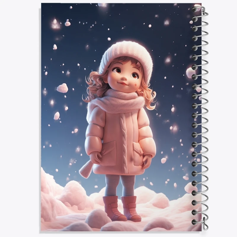 دفتر نت موسیقی 50 برگ خندالو مدل دخترانه کیوت کد F2687