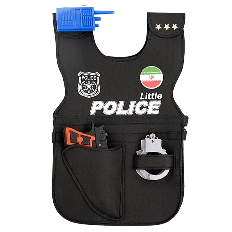 ابزار ایفای نقش مدل جلیقه پلیس مجموعه 5 عددی