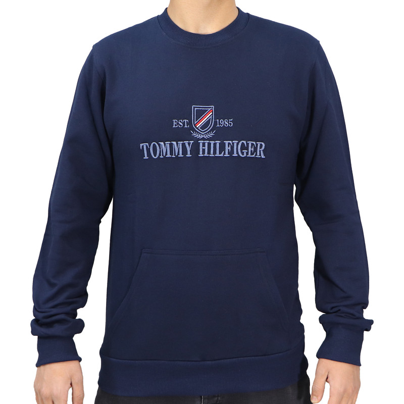 سویشرت مردانه مدل تو کرک کد 7173 رنگ سرمه ای