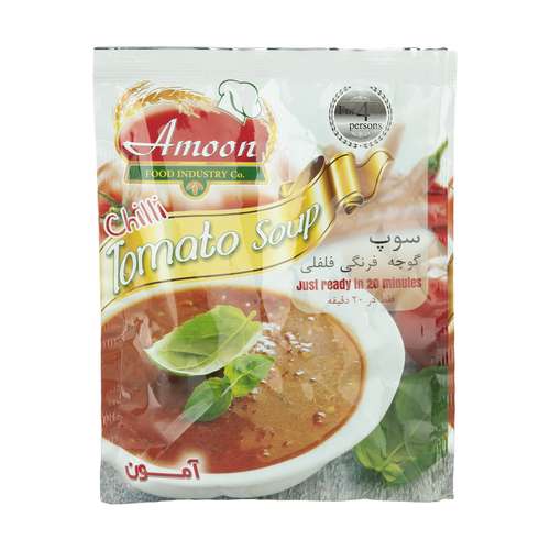 سوپ گوجه فرنگی فلفلی آمون - 65 گرم