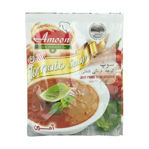 نقد و بررسی سوپ گوجه فرنگی فلفلی آمون - 65 گرم توسط خریداران