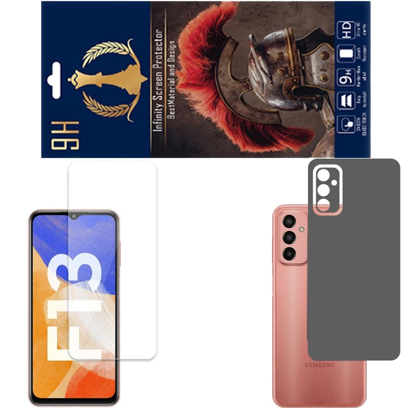 محافظ صفحه نمایش اینفینیتی مدل PRO مناسب برای گوشی موبایل سامسونگ GALAXY F13 به همراه برچسب پوششی