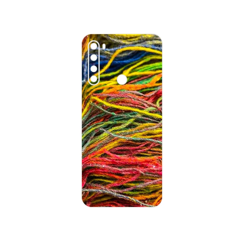 برچسب پوششی ماهوت مدل Fabric Texture 9 مناسب برای گوشی موبایل شیائومی Redmi Note 8 2021