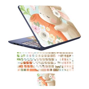 نقد و بررسی استیکر لپ تاپ مدل na-naz کد01 مناسب برای لپ تاپ 17 اینچ به همراه برچسب حروف فارسی کیبورد توسط خریداران