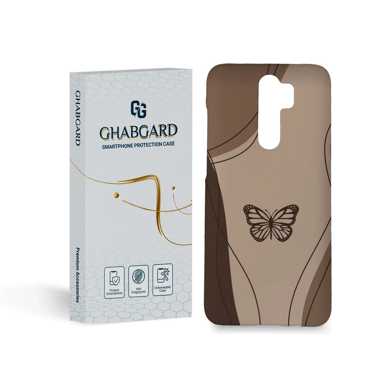 کاور قاب گارد مدل پروانه مناسب برای گوشی موبایل شیائومی redmi note 8 pro 