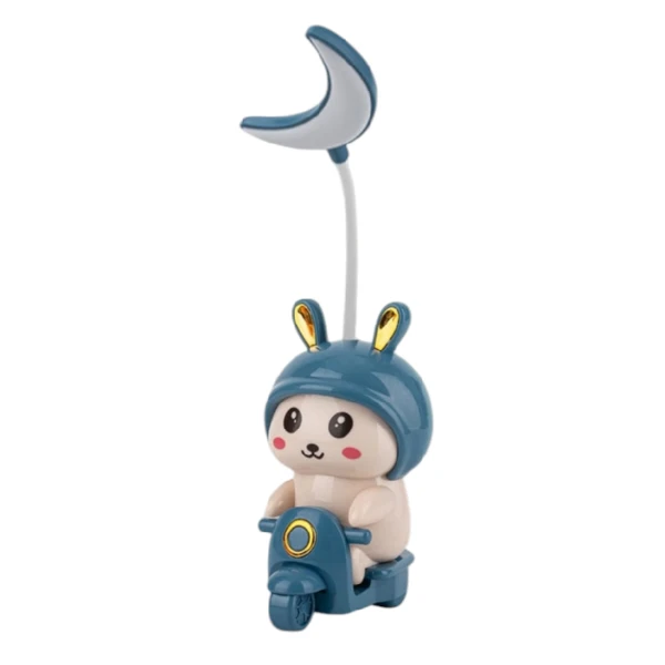 چراغ مطالعه مدل خرگوش موتور سوار به همراه تراش