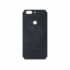 MAHOOT Graphite Buffalo Leather Cover Sticker for OnePlus 5T