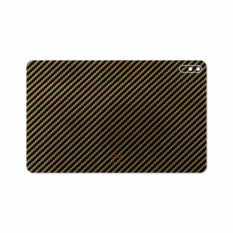 برچسب پوششی ماهوت مدل Glossy-Brown-Fiber مناسب برای تبلت هوآوی Matepad 10.4 2020 BAH3-L09