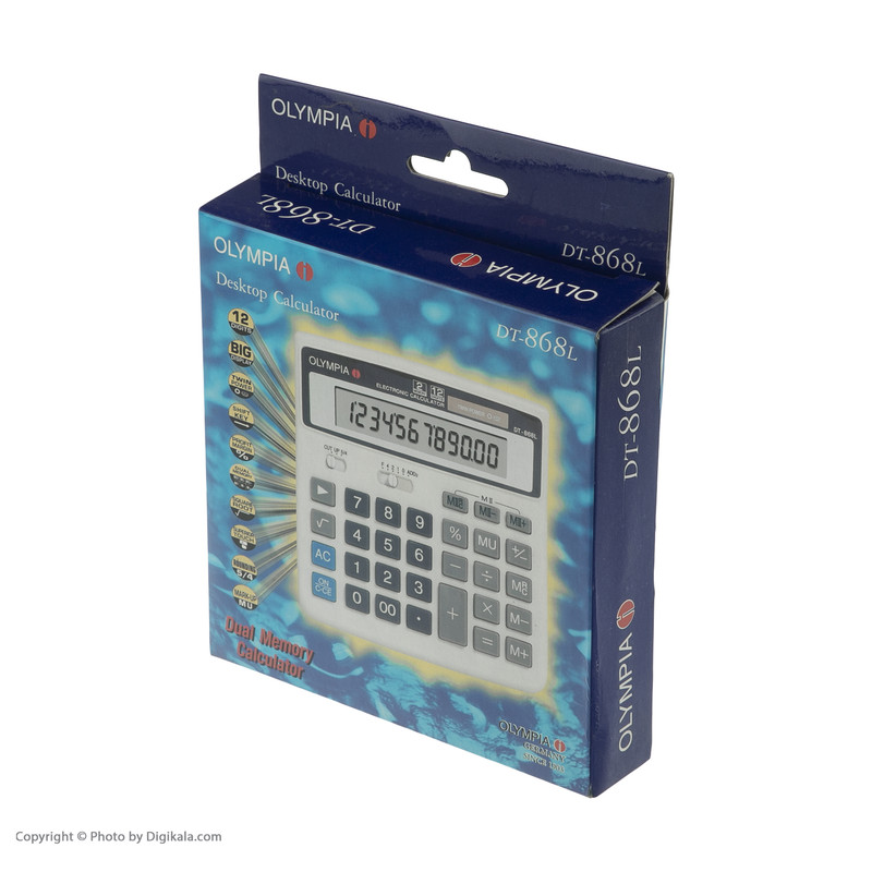 ماشین حساب المپیا مدل DT-868L