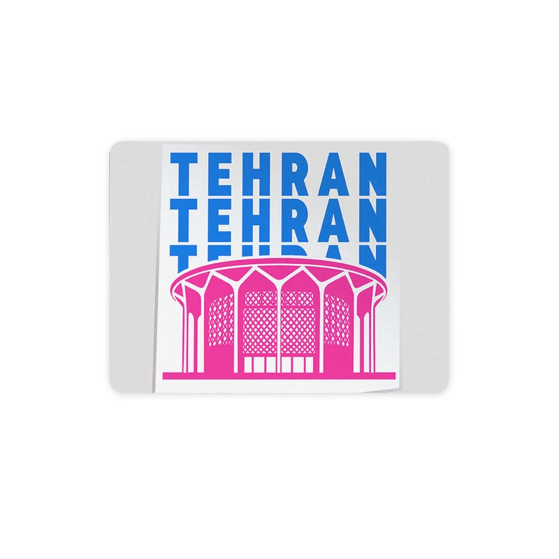 ماوس پد ترمه طراحان ایده مدل نماد تئاتر شهر تهران کد map0126 سایز 19*28 سانتی متر