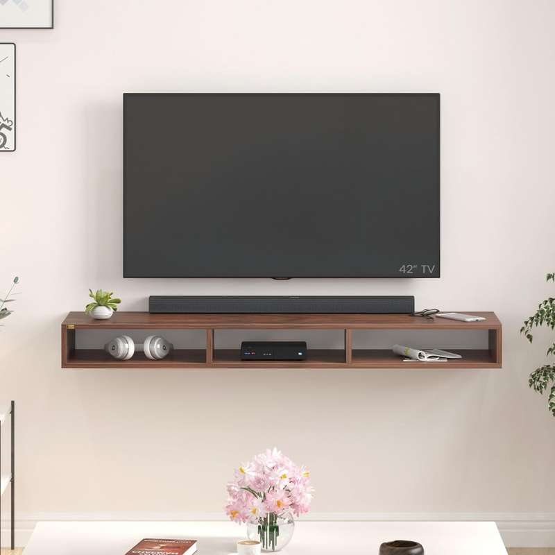 میز تلویزیون دیواری چوبیکو مدل TV Shelf30