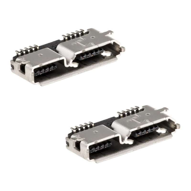 كانكتور مادگی USB-3 مدل 10Pin-180Deg.Type.B-SMT بسته 2 عددی