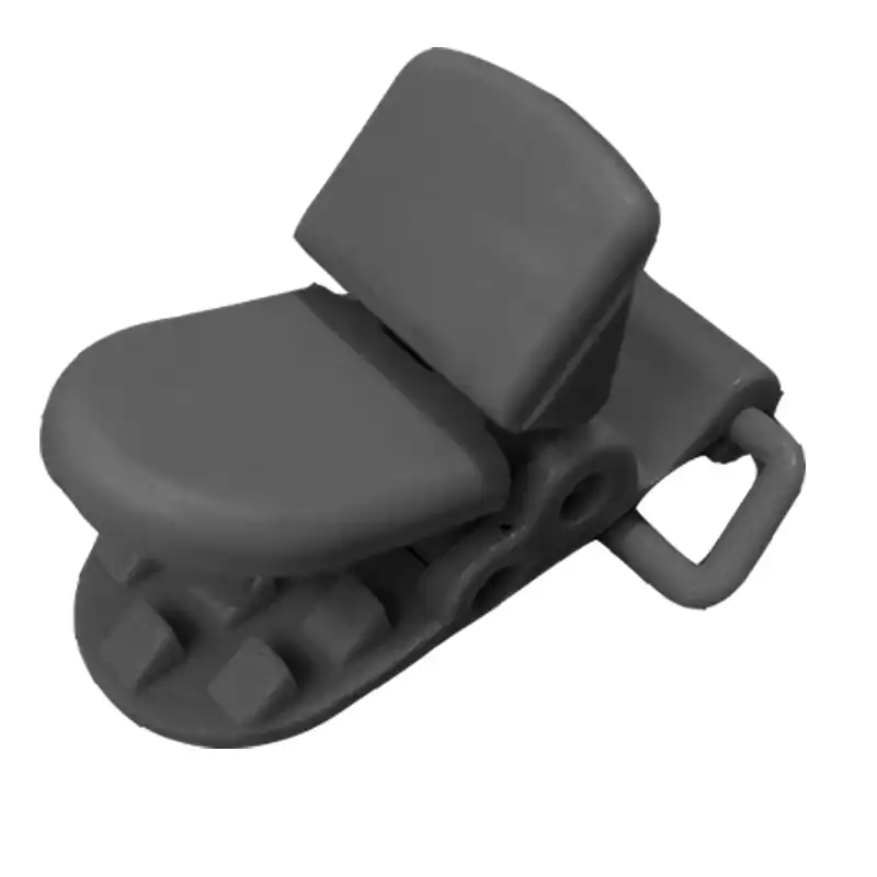 گیره ساسبند مدل پلاستیکی کد sp-GRY10 بسته 10 عددی