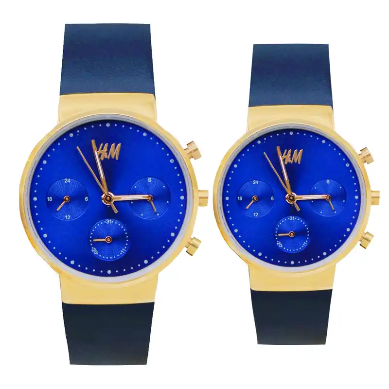 ست ساعت مچی عقربه ای زنانه و مردانه مدل 635