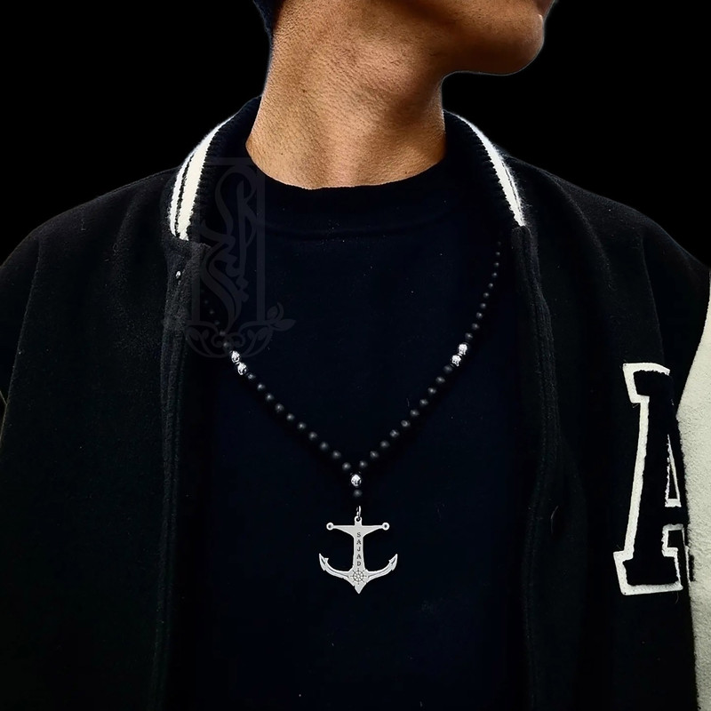 گردنبند نقره مردانه لیردا مدل اسم سجاد 72504 گردنبند نقره مردانه لیردا مدل اسم سجاد 72504