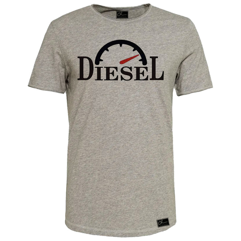 تیشرت آستین کوتاه مردانه مدل M286 رنگ طوسی