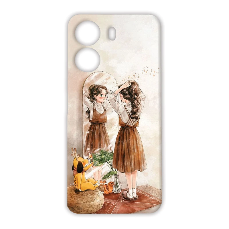 کاور مدل دخترانه کد 185مناسب برای گوشی موبایل شیائومی Redmi 13C / Poco C65