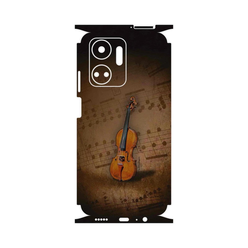 برچسب پوششی ماهوت مدل Violin_Instrument-FullSkin مناسب برای گوشی موبایل آنر X7a
