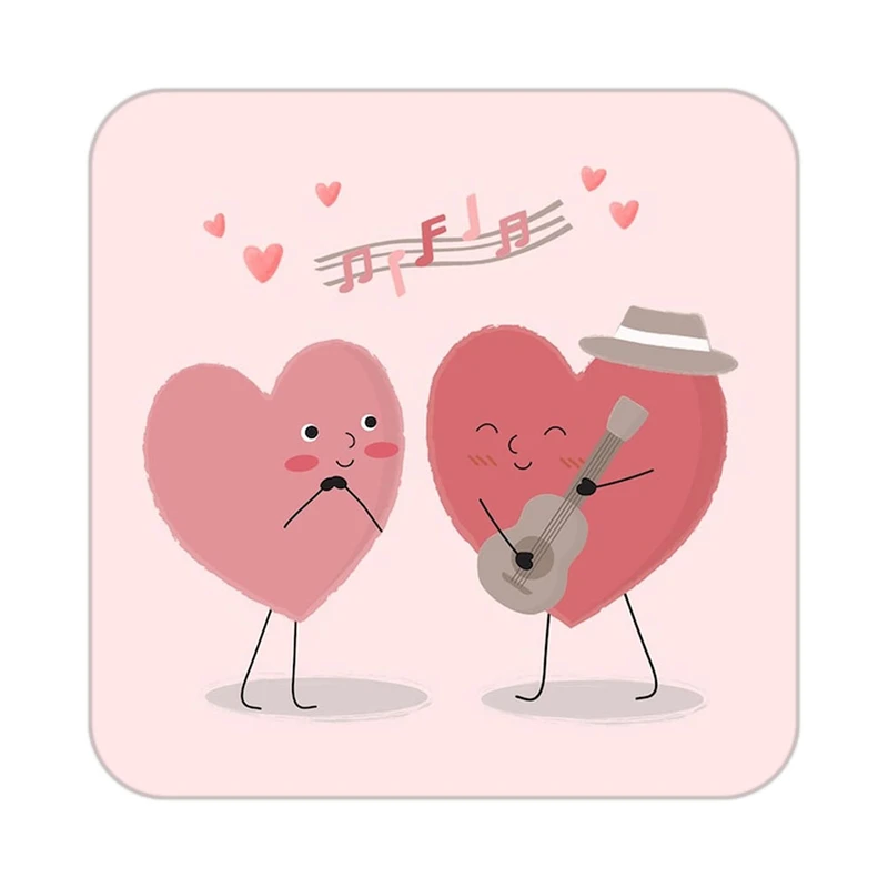 زیر لیوانی کاکتی طرح عاشقانه مدل mp38439