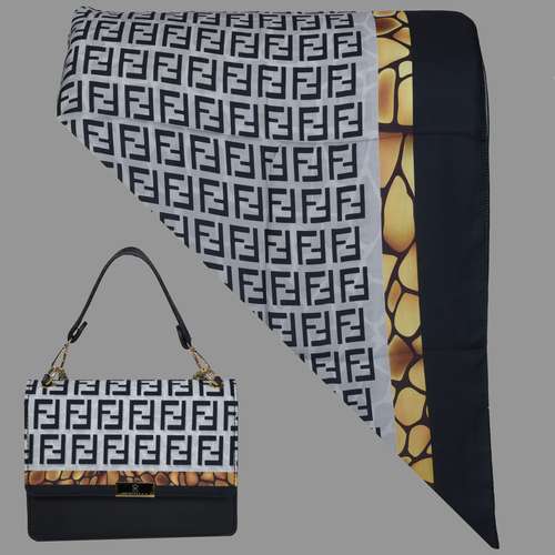ست کیف و روسری زنانه کد T2-990621