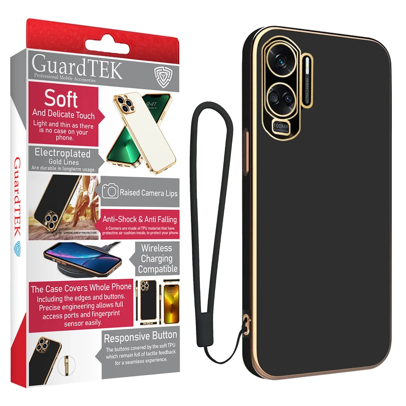 کاور گاردتک اساک مدل Myca2 Strap مناسب برای گوشی موبایل آنر 90 Lite به همراه بند