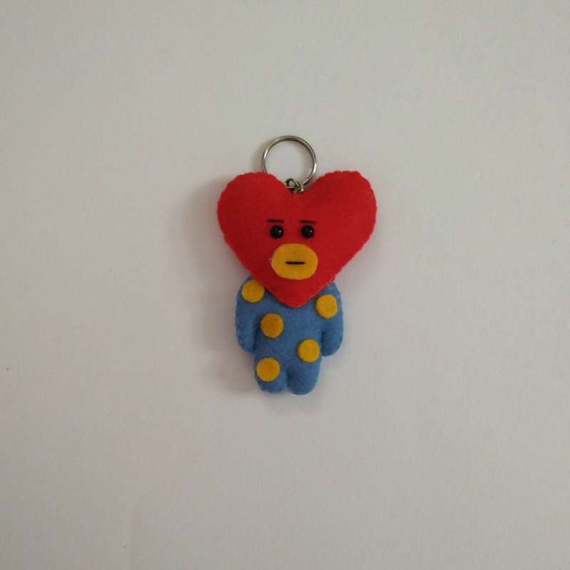 جاکلیدی نمدی مدل tata طرح bt21