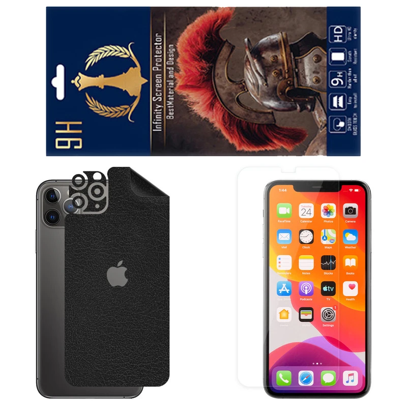 برچسب پوششی اینفینیتی مدل CH مناسب برای گوشی موبایل اپل iPhone 11 Pro Max به همراه محافظ صفحه نمایش