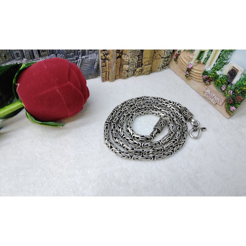 زنجیر نقره مردانه مدل gol-1177 زنجیر نقره مردانه مدل gol-1177